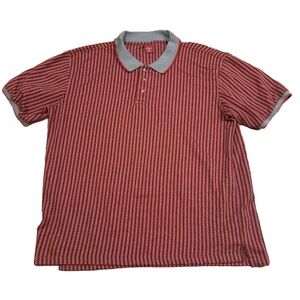Junction West Mens Polo Shirt Size XXL Red Short Sleeve